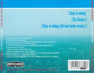 Days of Nothing - CD back cover